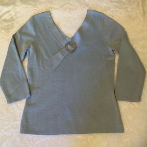 🍀NWT🍀 Liz Claiborne Cotton Top, Size M